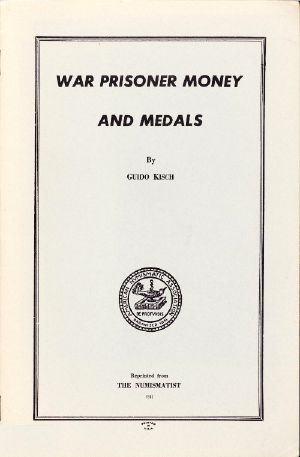 [Gutenberg 62642] • War Prisoner Money and Medals